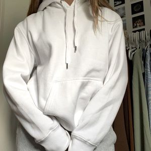 White hoodie
